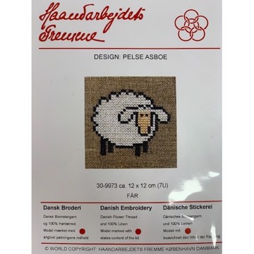 30-9973 Får - Børnebroderi af Pelse Asboe